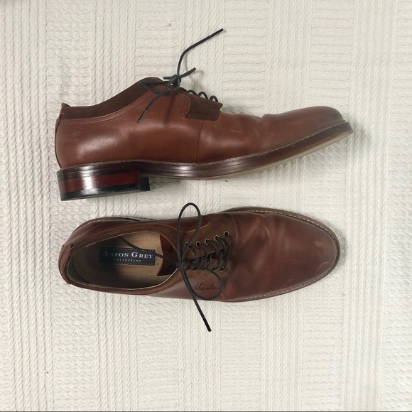Aston Grey | Zottier Leather Oxfords w/ Box 9 - Picture 3 of 8